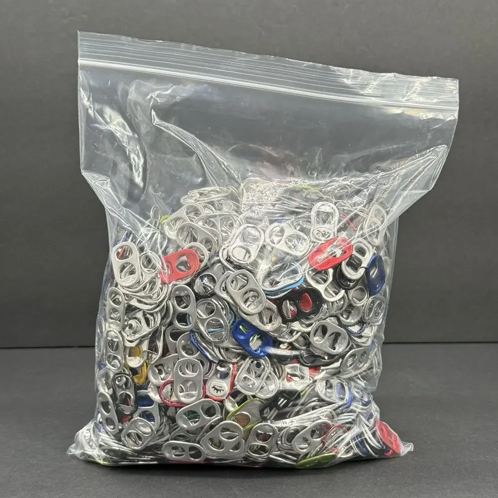 1 lb Bag Of Multicolor Aluminum Pull Tabs Soda Energy Drink + For Arts & Crafts